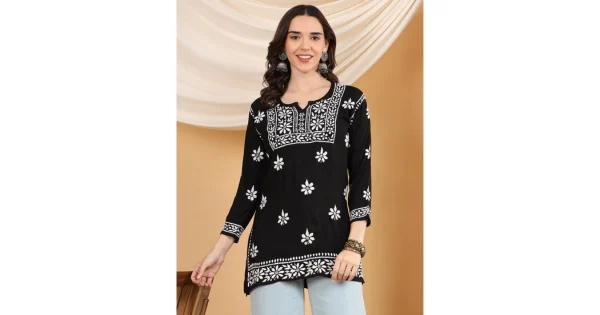 Chikankari Short Kurta