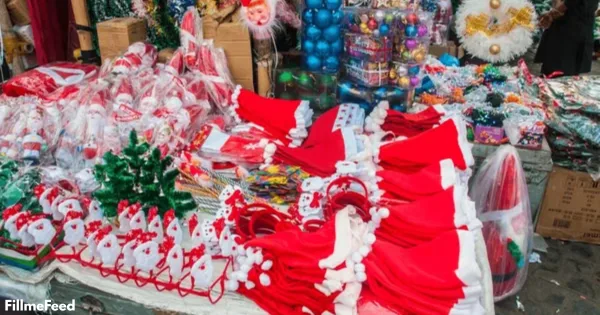 Christmas markets in Delhi.