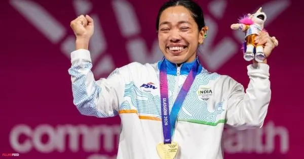 Mirabai Chanu CWG 2026 gold 
Mirabai Chanu 